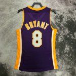 NBA 8 Kobe Bryant 2000-01 Maillot Retro Violet imprimé